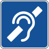 Symbol sluchově postižený